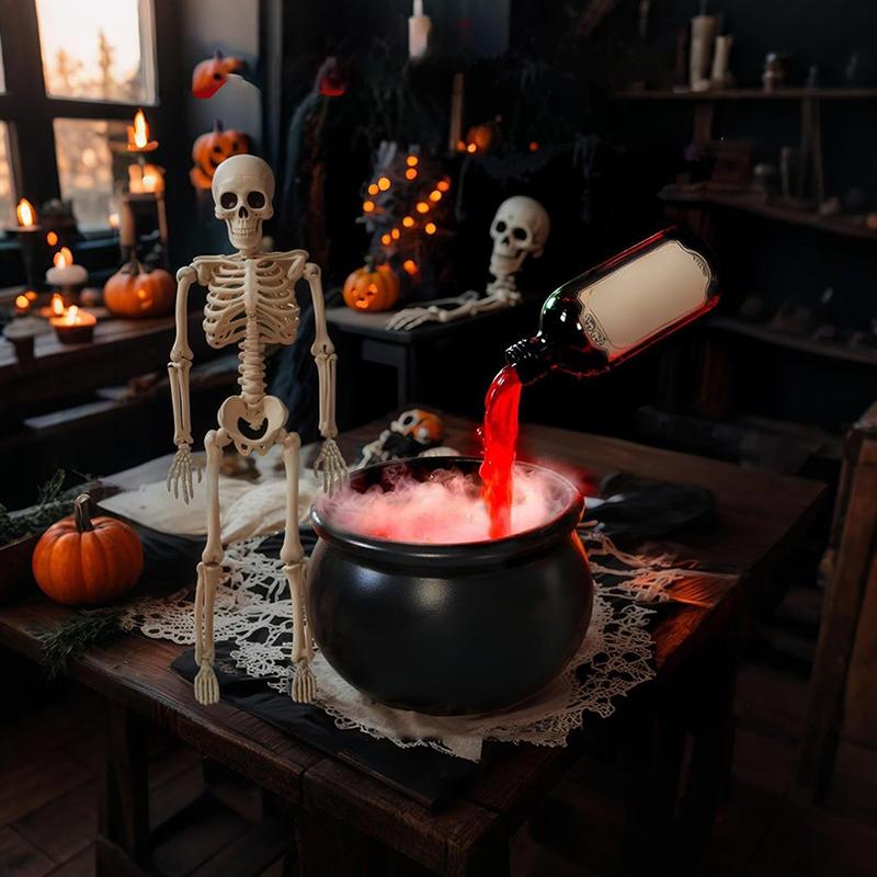 Halloween Magic Floating Potion Bottle Glowing Witch Cauldron Trick Or Treat Party Favors Sparkling Potion Diffuser Set Party