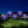 1 PC 60 LEDs Outdoor DIY Lights 8 Lighting Modes Solar Fireworks Lights Courtyard Garden Patio Lawn Landscape Lights