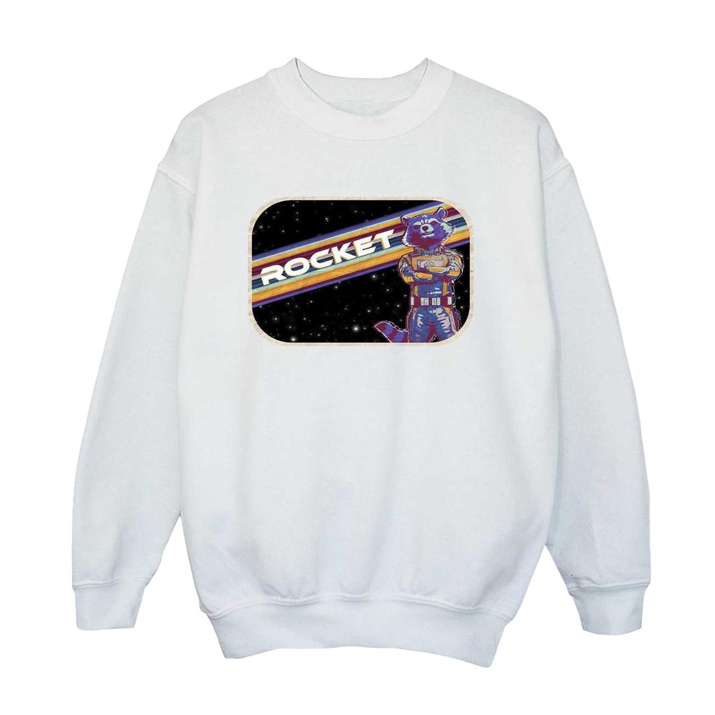 Guardians Of The Galaxy Volume 3 Mens Rocket Raccoon Pose Sweatshirt