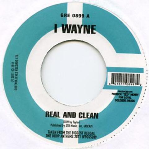 

7inch Record I WAYNE - Real And Clean GRE0899 Greensleeves 2011 UK Reggae, Ska & Dub Used
