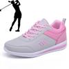 Women's Comfortable Golf Shoes, White Gray Girls' Outdoor Running Shoes, Women's Classic Casual Walking Shoes
