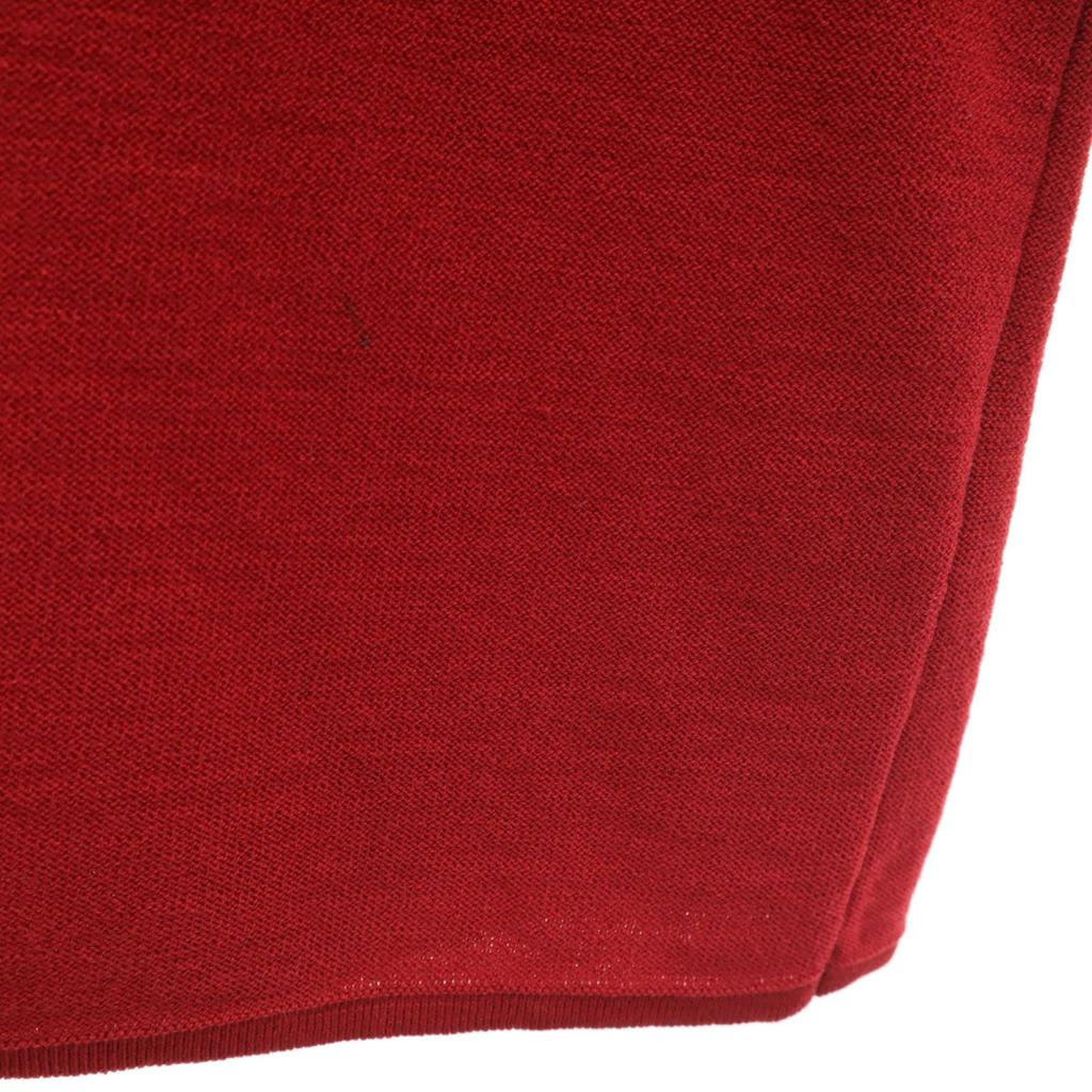 VALENTINO made in Italy Long sleeve V neck knit cardigan 44 Red Women Used