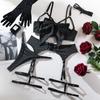 Sexy Lingerie Sexy Garter Hollow Four-Piece Set for Women