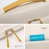 With Handle Portable Laptop Bags Waterproof Lightweight Laptop Case Ultra Thin Dual Zipper Notebook Sleeve Business Briefcase