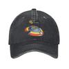 ELO Electric Light Orchestra Baseball Caps Vintage Distressed Denim Washed Band Tour Headwear Unisex Outdoor Workouts Gift Hats
