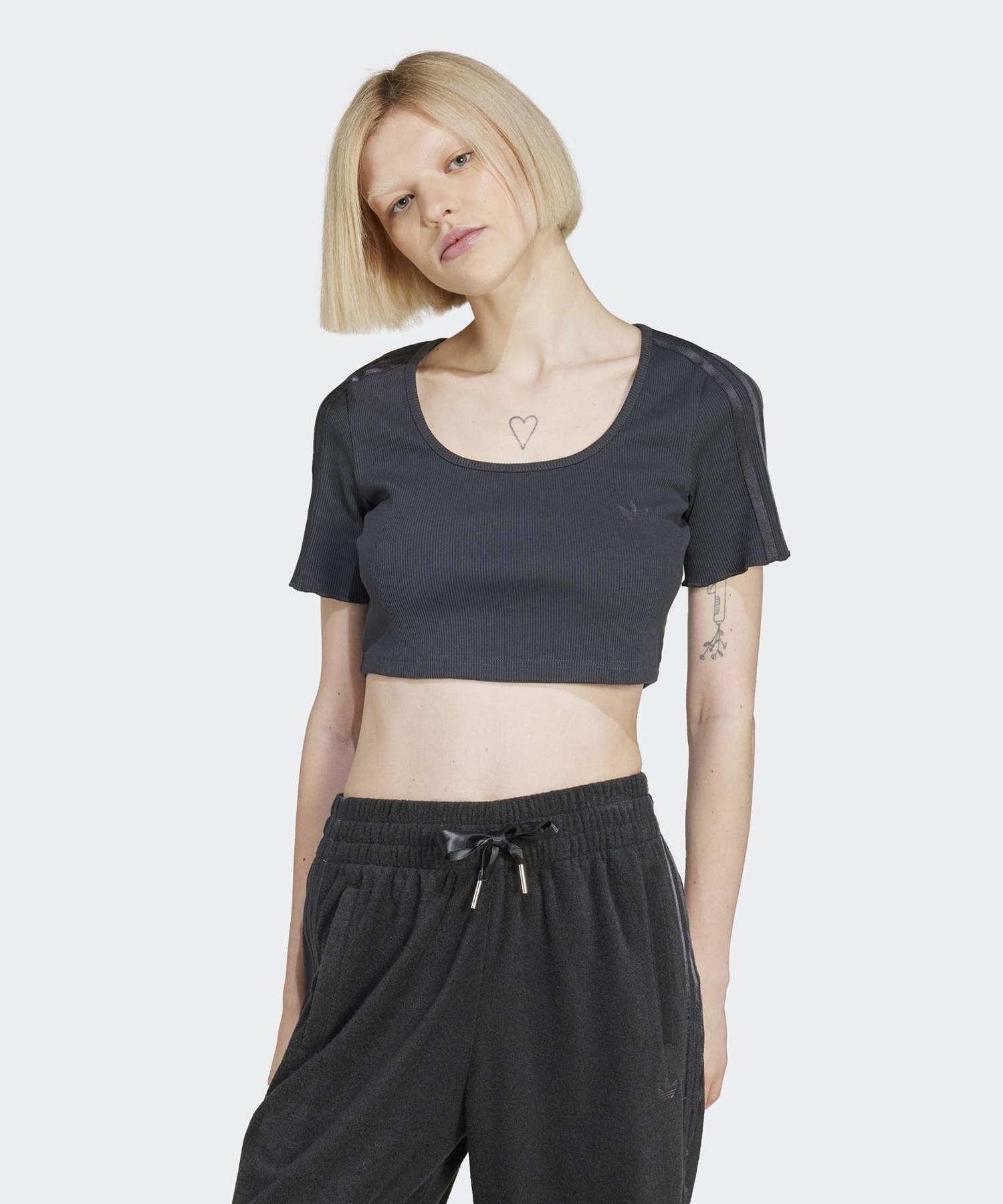 Adidas Baby Crop Top - Black / Jn3013 Black/S