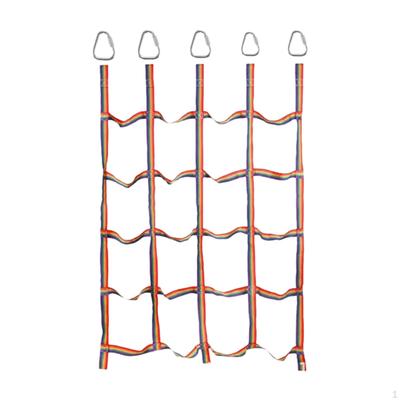 Kids Climbing Net Heavy Duty Practical Multifunctional Backyard Rock Wall Jungle Gym Colorful Rope