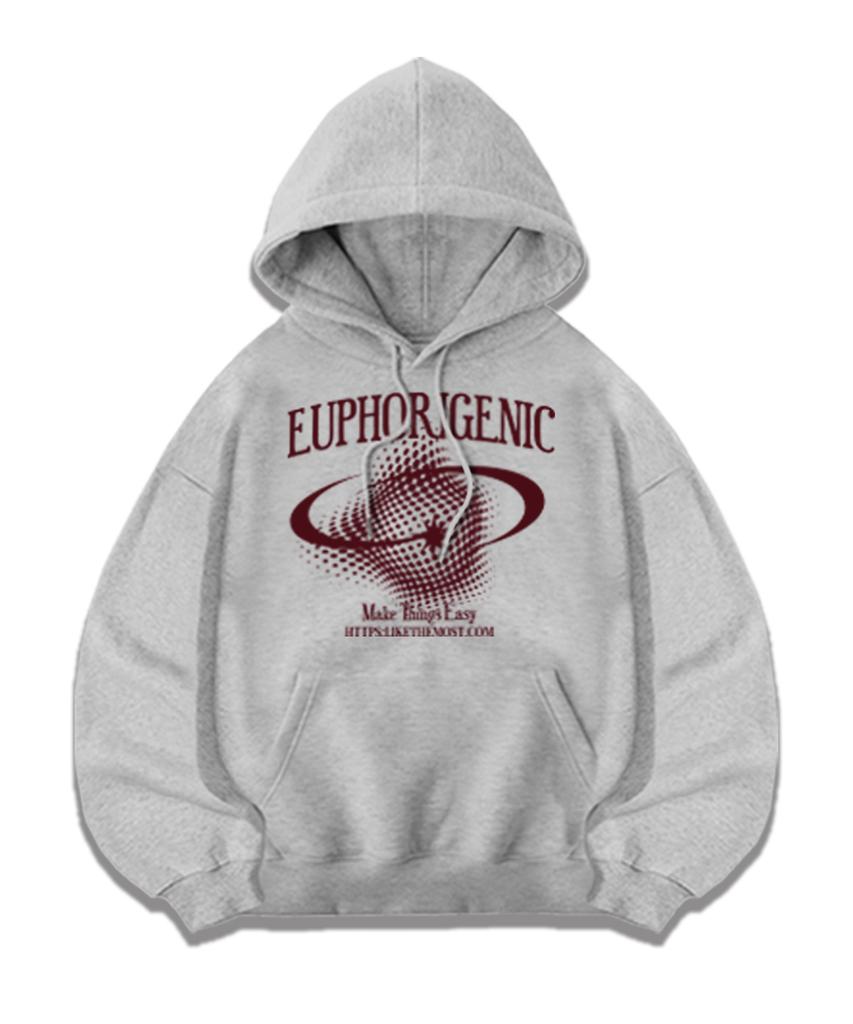Like The Most Jupiter Oversized Hoodie_Melange