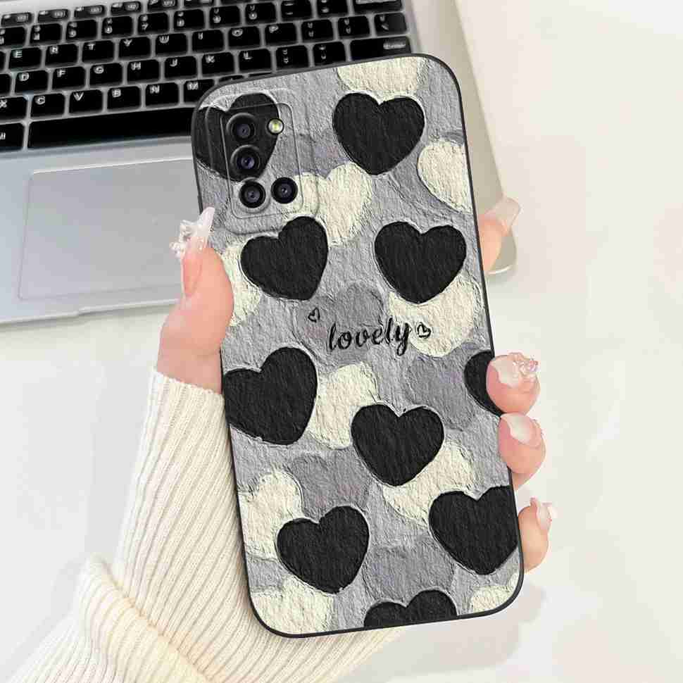 For Samsung Galaxy A31 6.4" Case Cute Cartoon Cat Soft Silicone Back Cover For Samsung a31 A31 SM-A315F 6.4" Protective Cases