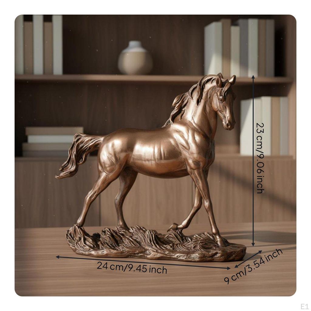 European Design Horse Figurine Symbol of Success Feng Shui Ornament Good Luck Charm for