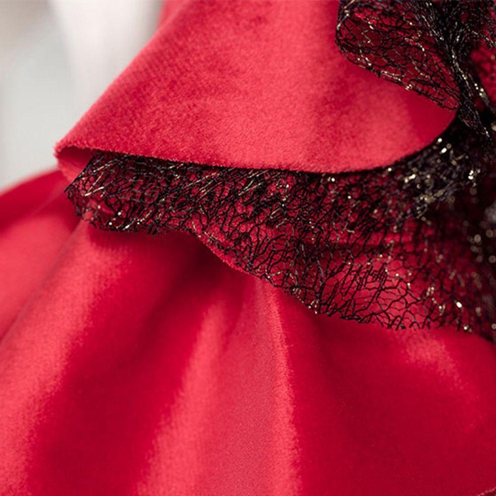 Luxury Lace Wedding Dresses Red Party Clothes  For 30cm Supermodel Doll/for 1/6 BJD Dolls