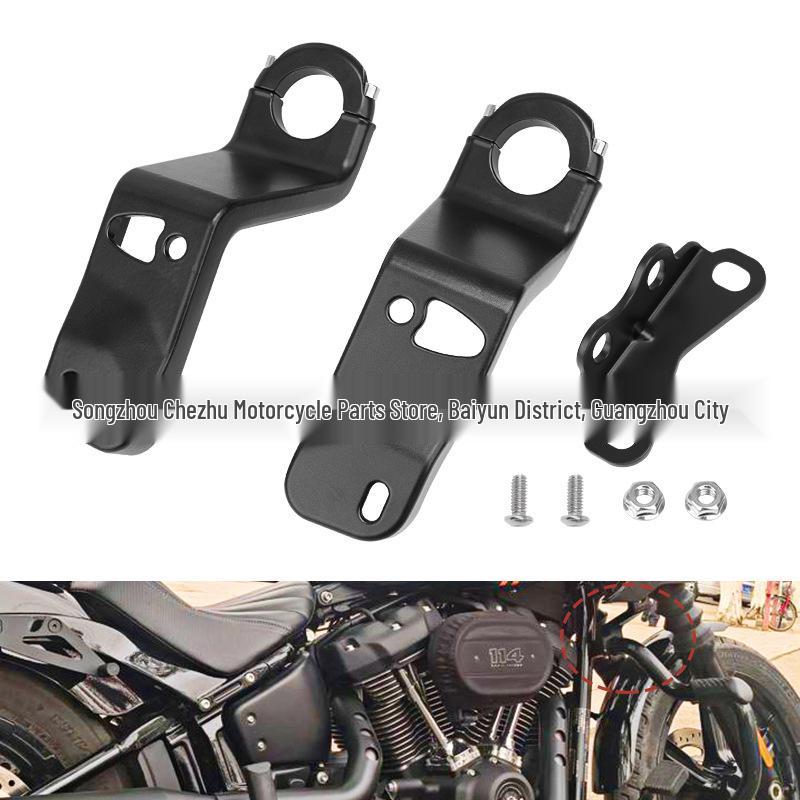 Специальный кронштейн для Harley Softail, Road King, Street Bob, Fat Bob 2022-2024, Модифицированный обтекатель фары ST 22.5 x 10 x 7.5 cm