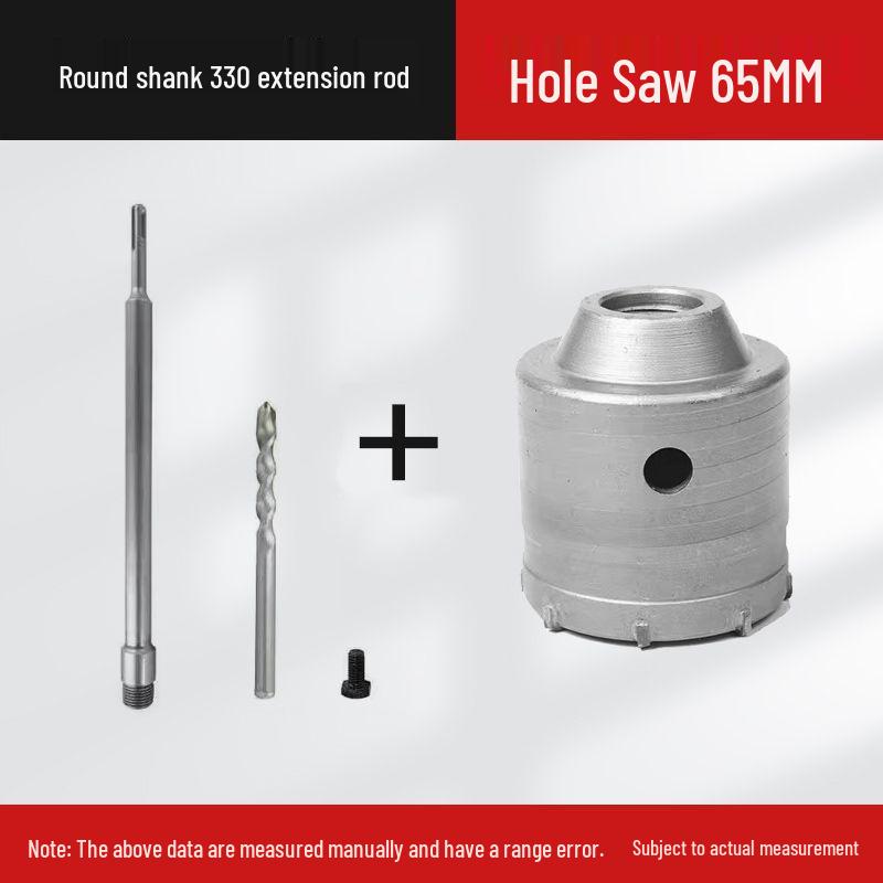 Electric Impact Drill Bit for Cement and Brick Walls - Dry Drilling Opener for Air Conditioner and Water Pipe Installations