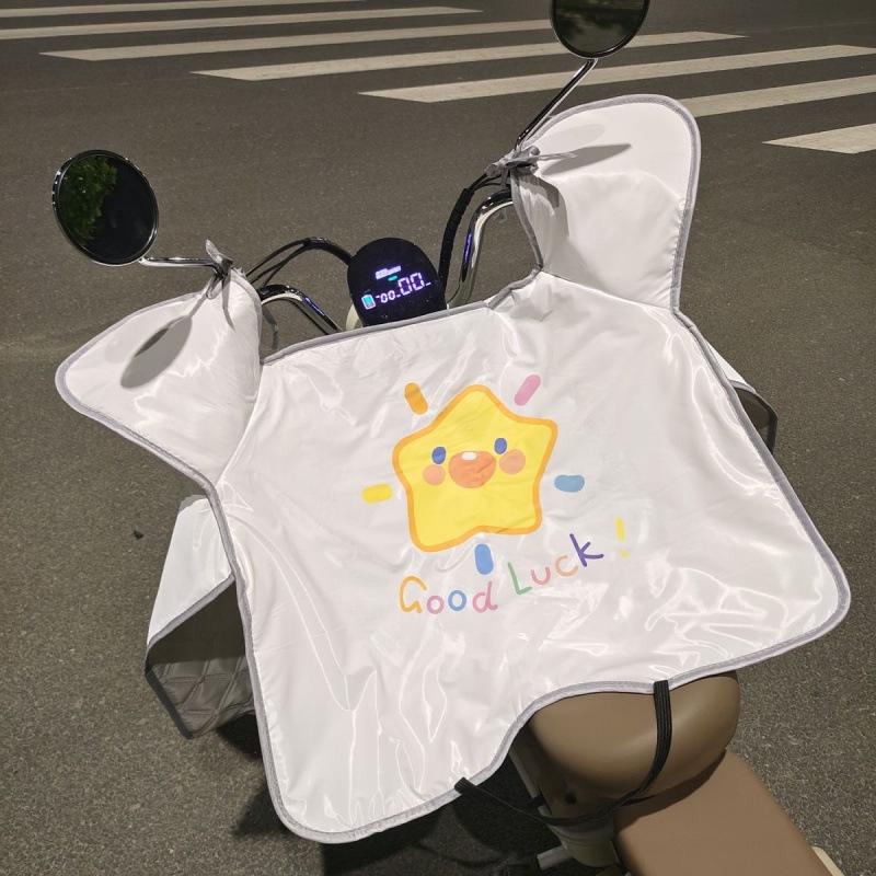 Universal Waterproof Electric Vehicle Windshield Sunshade: Windproof, Heat-Insulating, Thin Style for Motorcycle & Battery Car