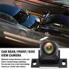 1080p Car Reversing Camera 170° Wide Angle Adjustable Lens Night Vision Parking Reversing Mirror CVBS Rear Backup Camera