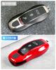 Porsche Macan Panamera 911 Key Fob Cover, Porsche Cayen Keychain Key Chain Key Cover 718 Cayman Boxster Accessories (Carmine)