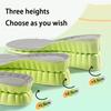 1Pair /2Pair NEW Breathable Anti-Odor Insole Height Increase Insoles Shock Absorbing Shoe Sole Soft Comfortable Sports Insole
