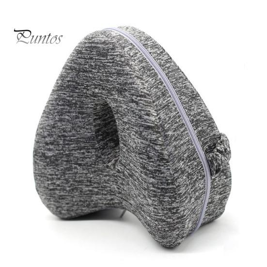 

Подушка для ног и коленей Подушка для ног из пены с эффектом памяти с эластичным ремешком Эргономичная подушка для коленей с моющимся чехлом для спящих на боку Успокаивающая облегчение боли серый