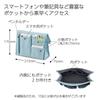 KOKUYO Mobile Bag BIZRACK AM Lake Blue Kaha-BRMB100