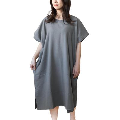 Wearable Bath Towel for Adults Absorbent Quick-Dry Wrap Towel 100% Cotton Gauze Touch (Charcoal)