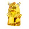 Creative Citrine Figurine Ornaments Crystal Mini Miniature Figure  Car Interior Ornament