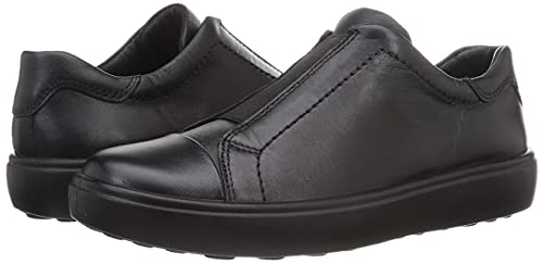 Achilles Sorbo Women's Genuine Leather Walking Shoes, Comfortable and Shock-Absorbing, Size 3E, Black, ANF 5130, Size 24.0 cm