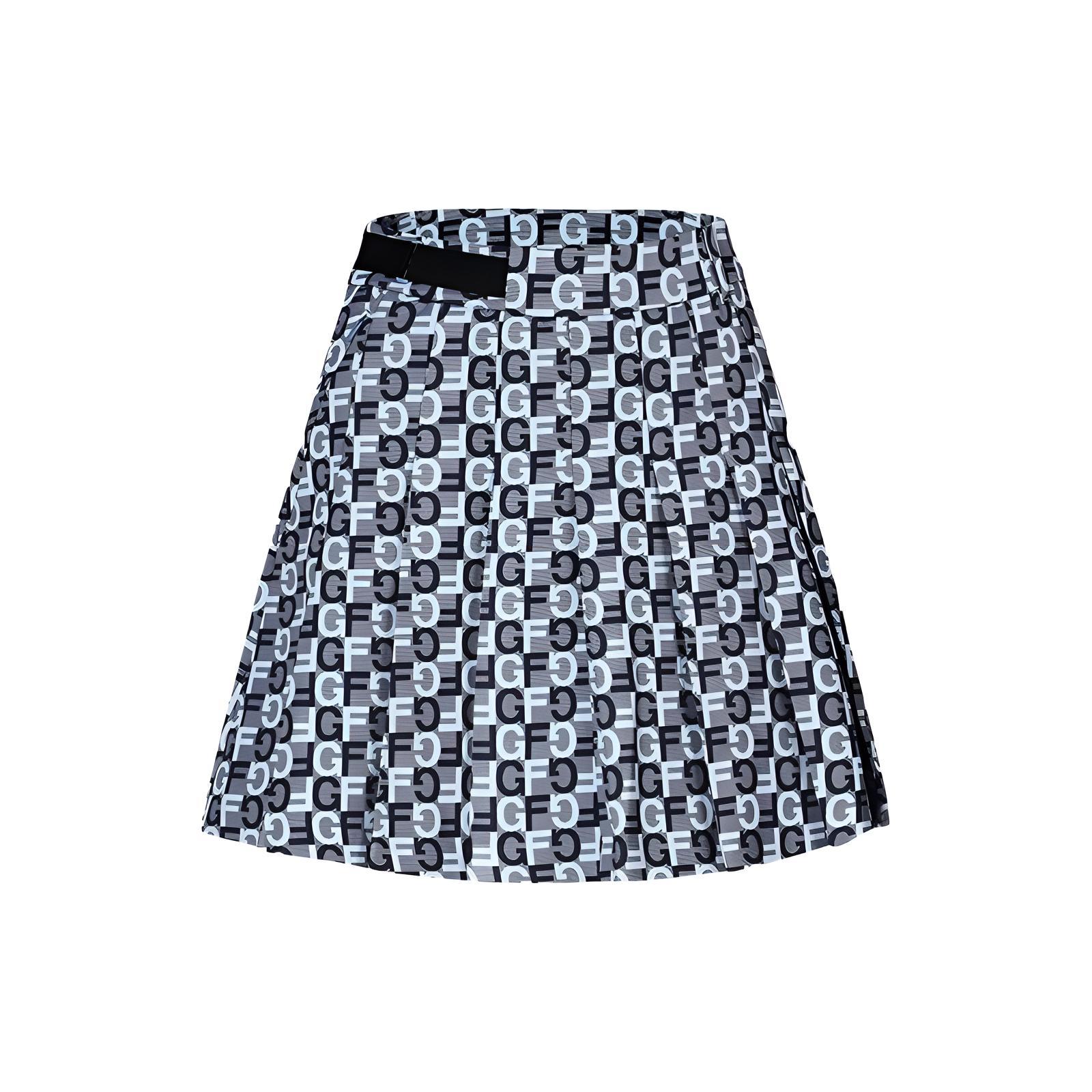 

New FILA Golf Series Casual Short Skirts Women s All Over Print 2 A11W345308F-ZB M