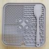 Silicone Slow Feeder Mat Dogs Cats With Suction Base Non-Slip Lick Pad Food Puzzle Tray In Multiple Colors