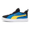 Puma Joyflex Sliptech Retro Casual Low-Top Kids Skate Shoes Kids Sneakers Black Blue Yellow 401140-04