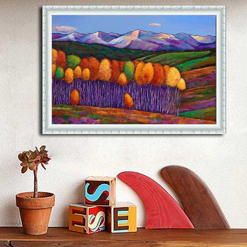 5D-Diamantgemälde zum Selbermachen, Landschaft, volle runde Diamant-Stickerei