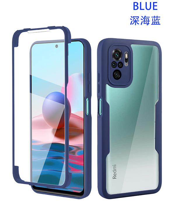 360 Full Protection Case For Xiaomi Redmi Note 13 12 11 11S 10 9 9S Pro Plus Max 13C 12C 12 10C 9 9A 9T 9C Double Sided Cover