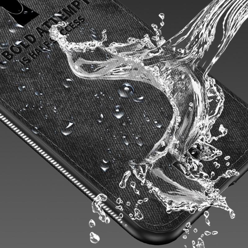 For OPPO A6S A6T Pro Case Luxuy Brand Cloth Texture Deer Fabric Jeans Elk Cover for OPPO A6 Pro Phone Casing