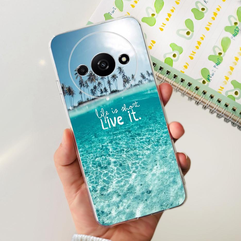 For Xiaomi Redmi A3 Case Cute Fashion Painted Cover Soft Silicone Protective Shell For Xiaomi Redmi A3 RedmiA3 Phone Case Bumper