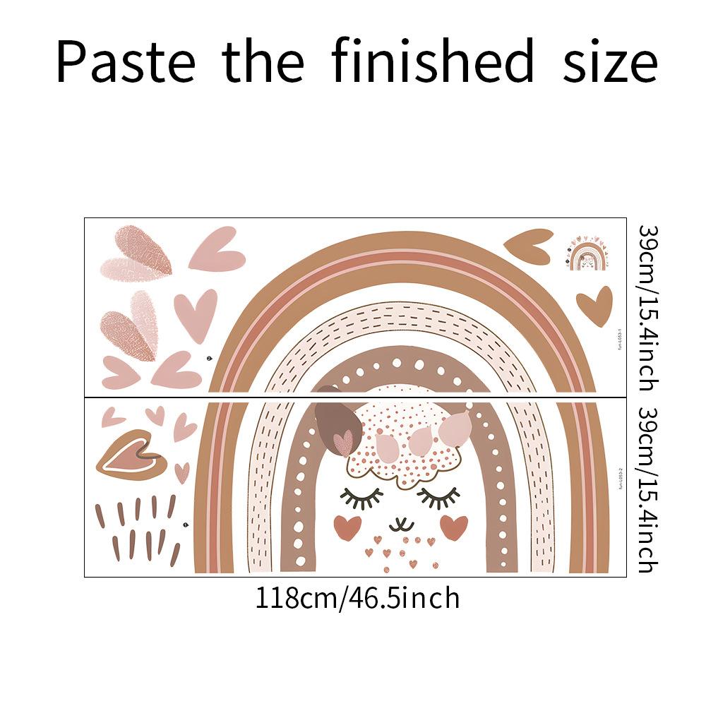 Rainbow Love Children Bedroom Home Background Wall Beautifying Wall Stickers