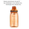 350ml/550ml DILLER Polycarbonate Space Cup Good Sealing Flip Lid Leakproof Sport Water Cup With Scale for Outdoor