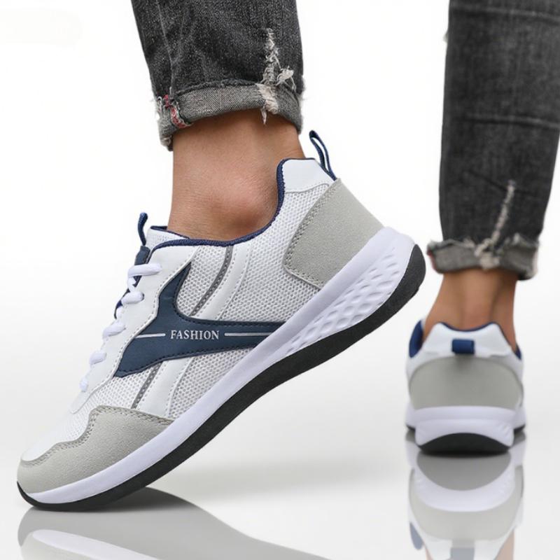 Shoes for Men Spring Autumn Lace Up Flat Sneakers Tennis Lightweight Comfortable Walking Shoes Cost-Effective Choice