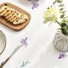 Purple Lavender Pattern For Table Cloth Cover Wedding Decoration Party Coffee For Living Room Dining Manteles Rectangular