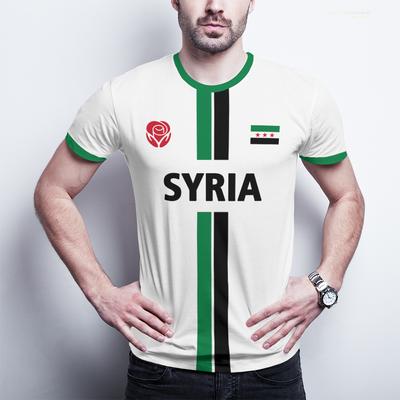 Fotbalový dres Pánské sportovní tričko Státní znak 3D tisk Street Volné Unisex neformální topy