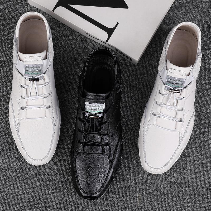 2025 Summer Men's New Fashion Driving Octopus Leather Soft Sole Versatile Breathable Men's Casual Leather Shoes