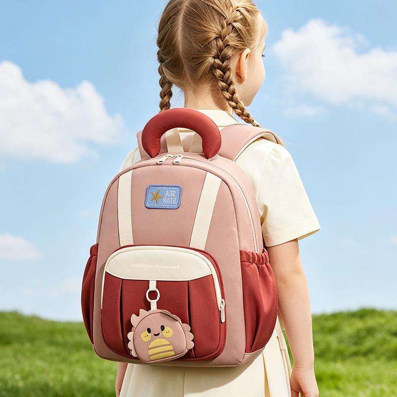 Schoolbag new childlike high-quality children's schoolbag 1-1 year old boy and girl baby summer outing school season admission backpack