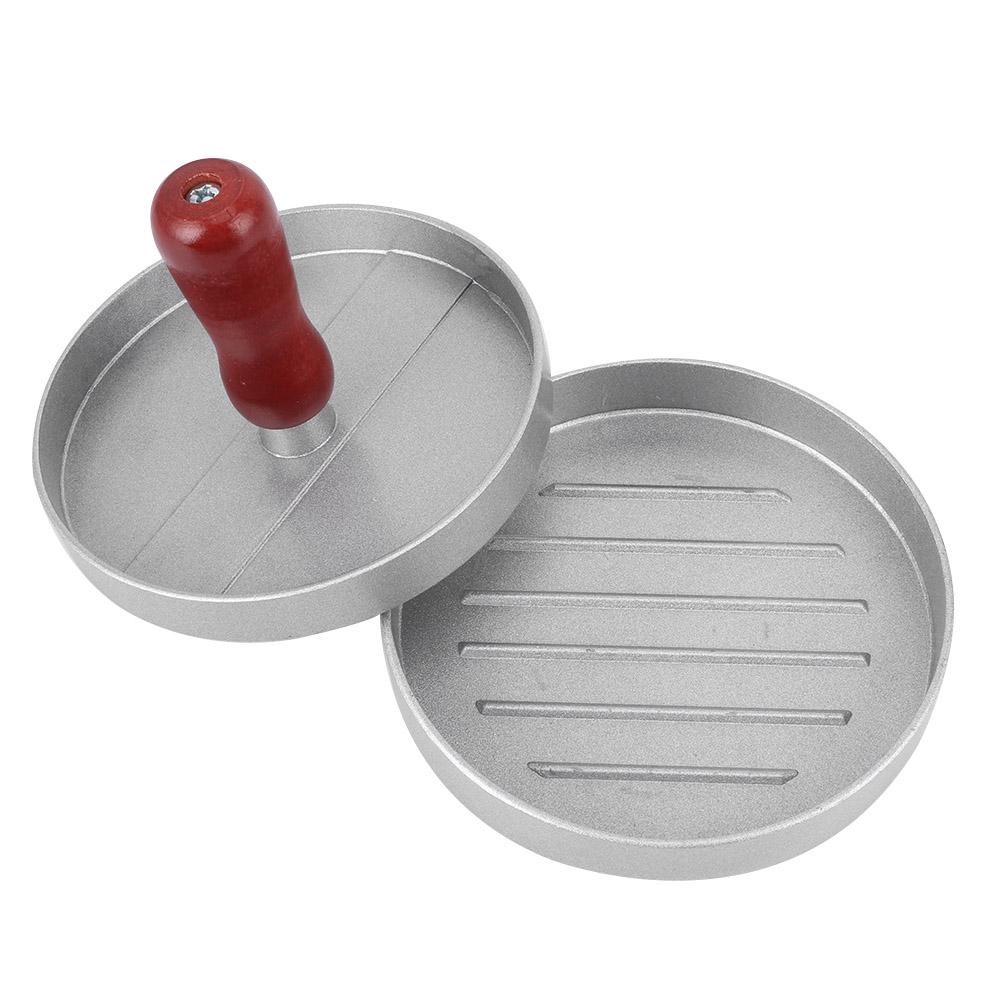 RoundShape Aluminum Alloy NonStick Hamburger Meat Press Maker Mold Kitchen Accessory