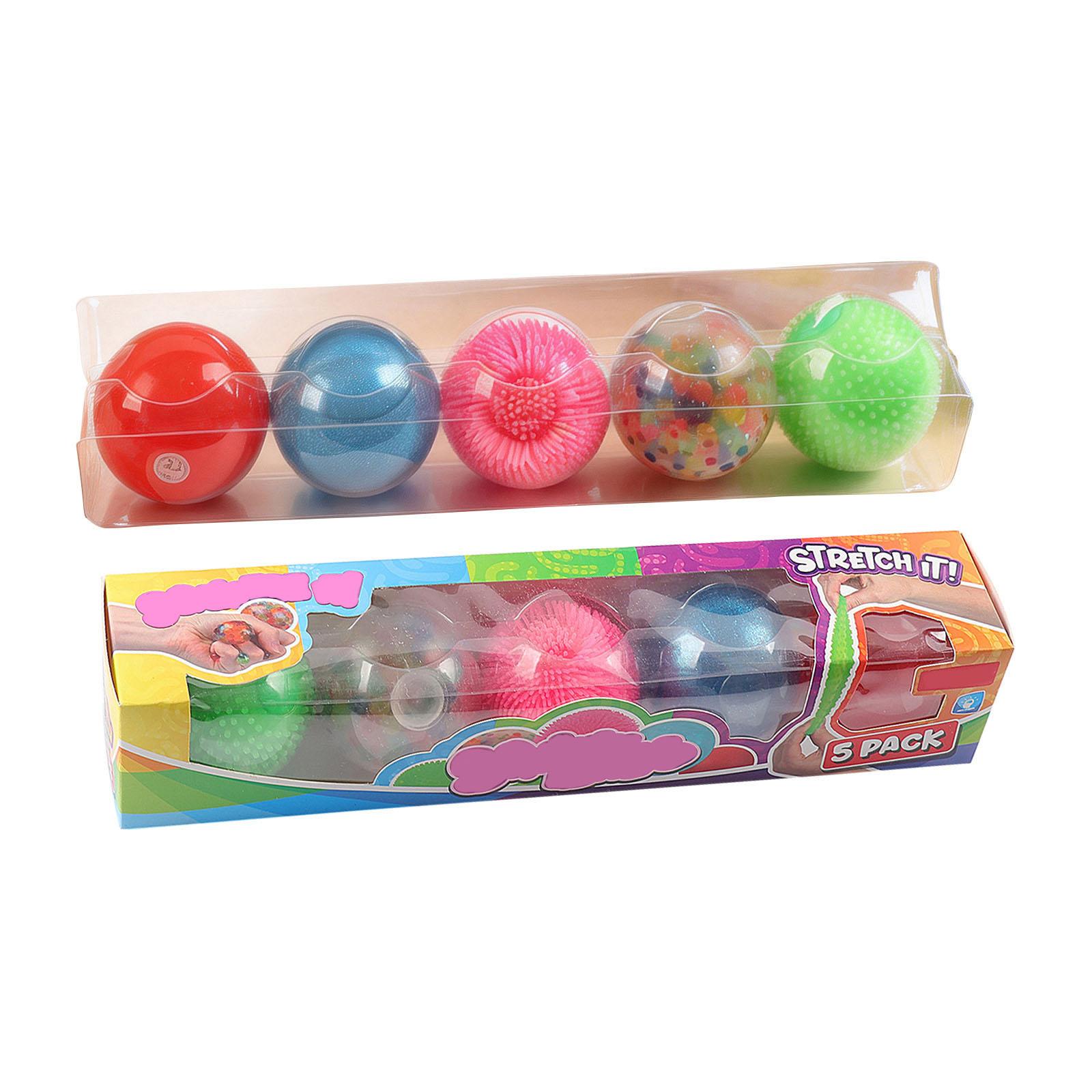 Kids  Bouncy Balls, Pack Of 5, Colorful Bouncy Balls, Toys, Slow Toys.