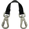Double Ended Collar Backup Clip for Dog Harnesses, Safety Clip for Prong Collar with Gentle Nylon Webbing for Light Dog