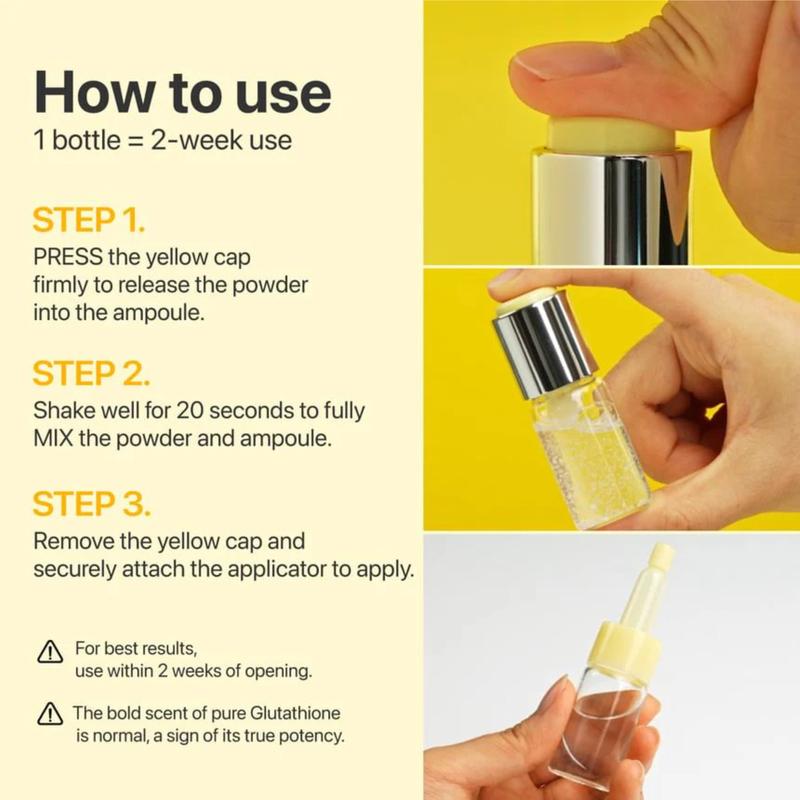 NUMBUZIN No5 Glutathione TXA Advanced Dark Spot Ampoule Concentrate 2 Steps