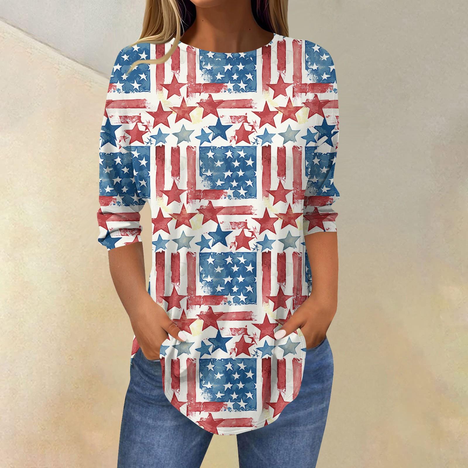 

Женские топы с рукавами 3/4, летние футболки с принтом и круглым вырезом, повседневные базовые футболки с пуговицами, туники XL