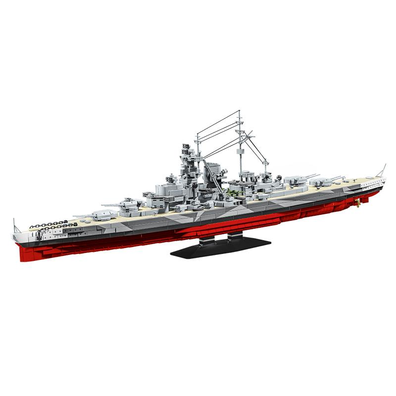 Marine Kraft Krieg MOC Bausteine Schlachtschiff Modell DIY Steine Bau Spielzeug Weihnachtsgeschenke für Erwachsene Zimmer Coole Dekorationen 2700+ Stück