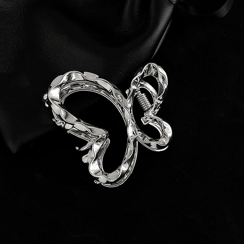 Irregular Metal Butterfly Hair Clip Hollow Out Hair Claws Clips Hairpin Shark Clips Women Girls Headdress Hair Accessories Gift