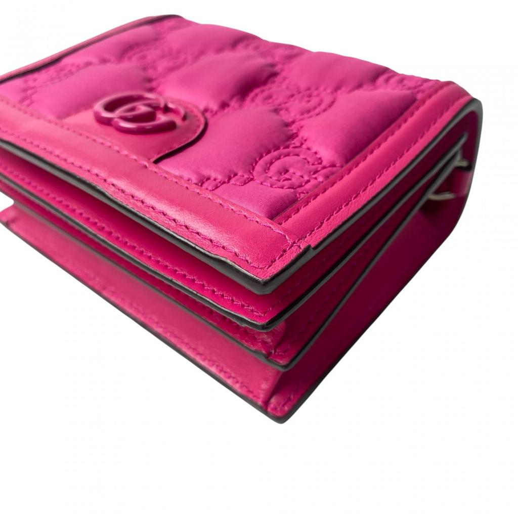 Used GUCCIShoulder Bag pink Nylon/leather Women