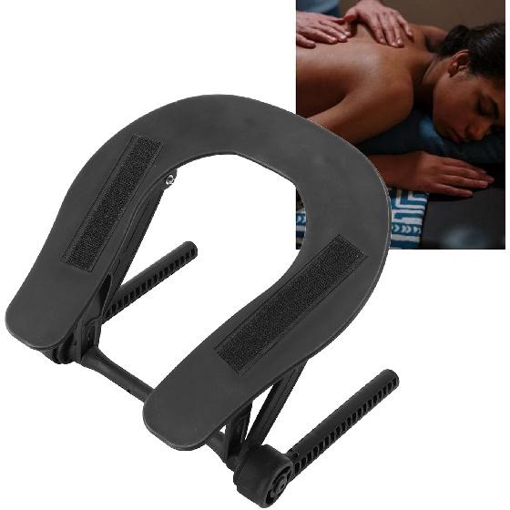 Universal Massage Table Face Cradle, Adjustable Massage Headrest for Spa and Beauty Bed, Comfortable Massage Face Pillow with Hook and Loop