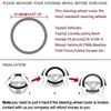 bpzsw1 38CM Suede Leather Steering Wheel Cover For Changan CS35 Plus CS85 Aslvin CS75 CS95 CS15 CS70 Eado Raeton CS55 CX20